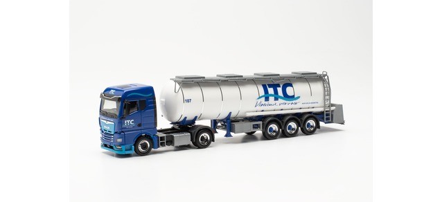 Herpa 316064 - 1/87 MAN TGX GM Food Tank Trailer 'ITC' (Netherlands/Oss)