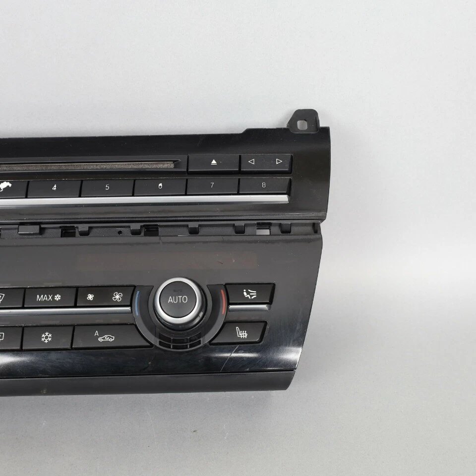 2011-2016 BMW 528i 535i 550i M5 Audio Climate Temperature Control Panel WORN OEM - Image 3 of 4