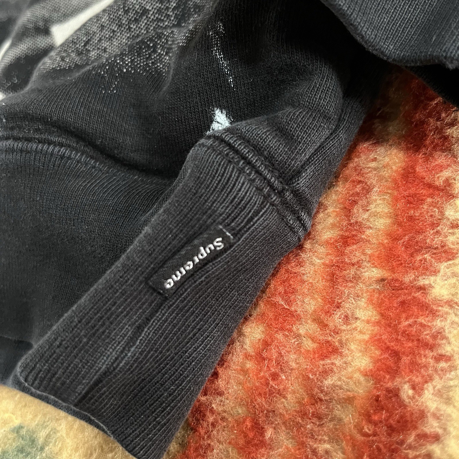 SS18 Supreme Black All Over Print MLK Martin Luther King Hoodie Size Medium RARE thumbnail 3