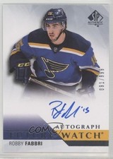 2015-16 SP Authentic Future Watch Auto 91/999 Robby Fabbri #250 Auto 0w0l