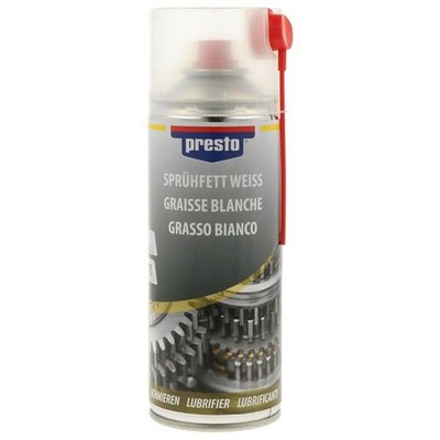 PRESTO 306352 Sprühfett weiß 400ml Fettspray Schiermittel Schmierfett