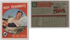 1959 Topps Marv Throneberry #326