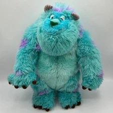Disney Parks Pixar Monsters Inc. Sulley 14.5" Plush Toy Stuffed Animal Authentic