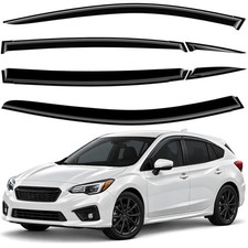 Sun Rain Visors Wind Rain Guards for 2017-2023 Subaru Impreza Hatchback