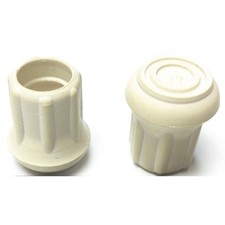 GRAINGER APPROVED LTB 17W/W Furniture Protective Leg Tips,5/8 in Dia 16ZM83