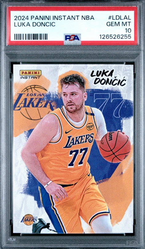 Luka Dončić 10 Graded Basketball Sports Trading Cards