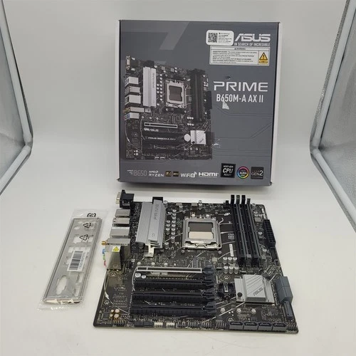 ASUS Prime B650M-A AX II AMD B650 AM5 mATX Motherboard, DDR5 -NOT WORKING-