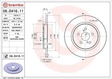 Disque de frein Toyota URBAN CRUISER