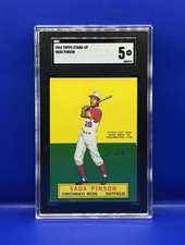 1964 Topps Stand-Ups Vada Pinson SGC 5 Cincinnati Reds HOF
