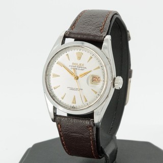 Men's Rolex OP Datejust Brevet Ref.6305 36mm Silver Dial Vintage Watch W246602 2