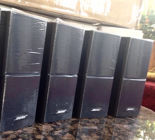4 Bose Double Cube Speakers Direct Reflect MINT Acoustimass Lifestyle Black - Picture 8 of 10