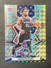 2021-22 Panini Mosaic Davion Mitchell RC National Pride Mosaic Prizm #254 (C)
