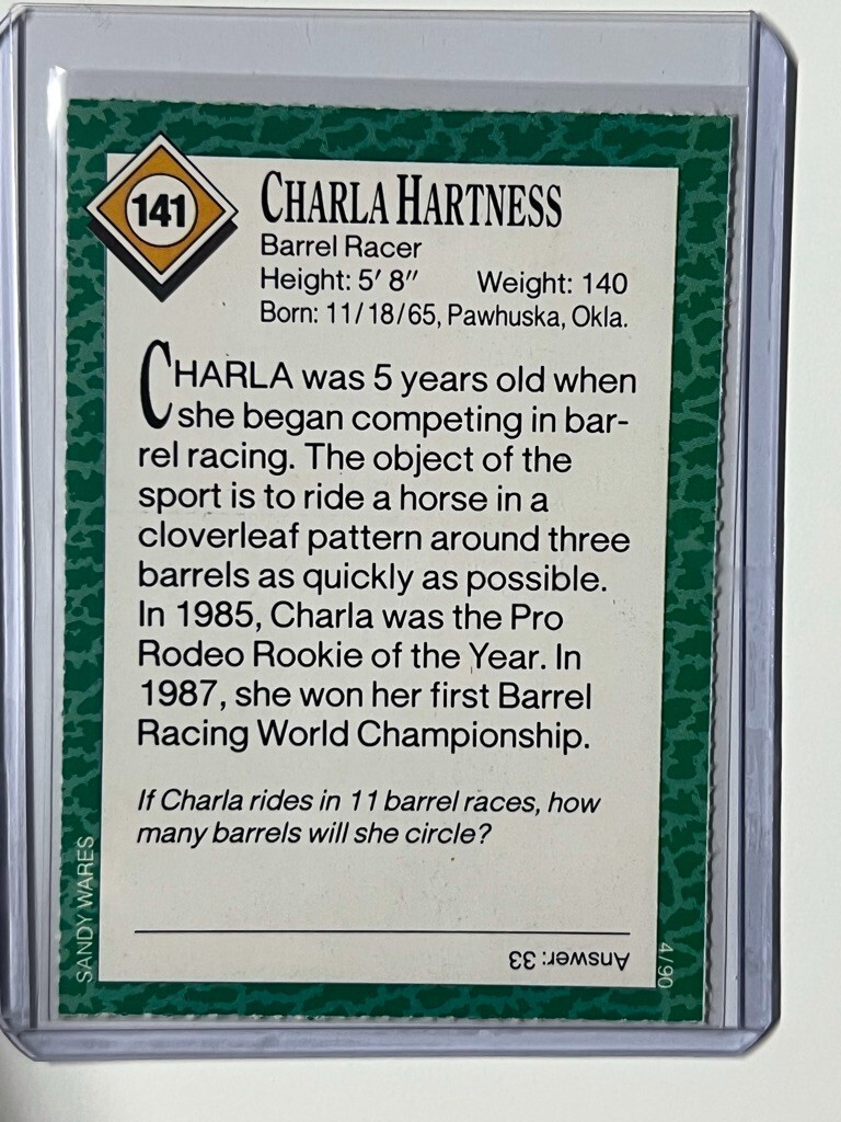 Charla Hartness Barrel Race Pawhuska OK Sports Illustrated for Kids SI ...