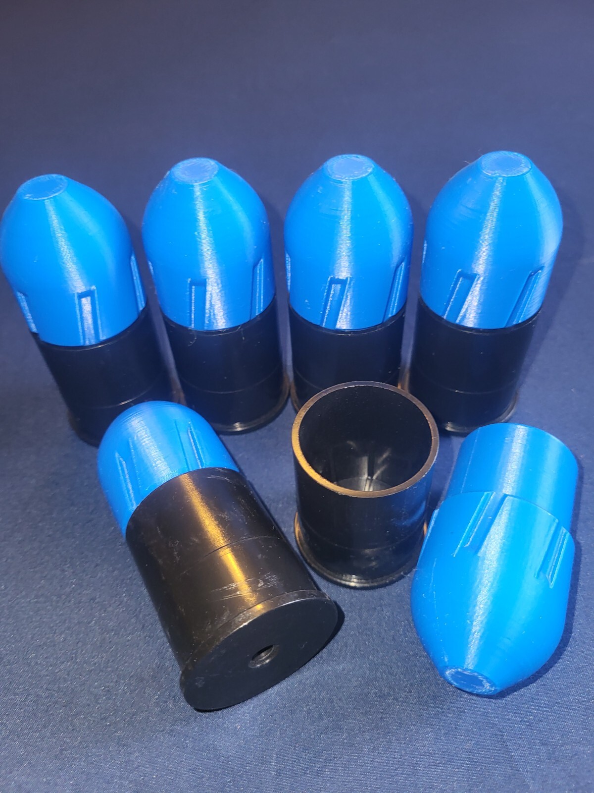 37mm training projectile complete kit. 6 pack blue | eBay