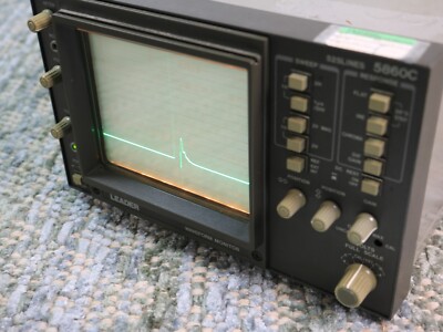 Vintage Leader 5860C Waveform Monitor 525Lines Only Power Tested