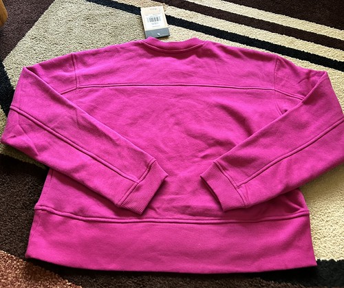 The North Face Youth Girls Camp Crew Fuschia Pink Sweatshirt Size XL NWT - Picture 4 of 8