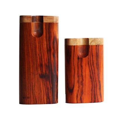 3'' & 4'' Cocobolo Swivel Lid Dugouts & One Hitter Pipes-Elevate your Experience