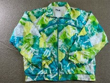 Vintage FILA Jacket FILA Windbreaker Tennis All Over Print Italy Size 10