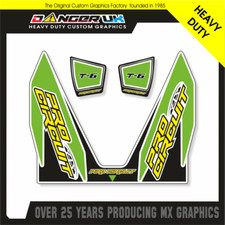 PRO CIRCUIT T6 EXHAUST STICKERS GREEN