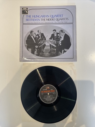 HUNGARIAN QUARTET / BEETHOVEN The Middle Quartets Volume 1,2 HMV 2 x Vinyl LP - Picture 3 of 4