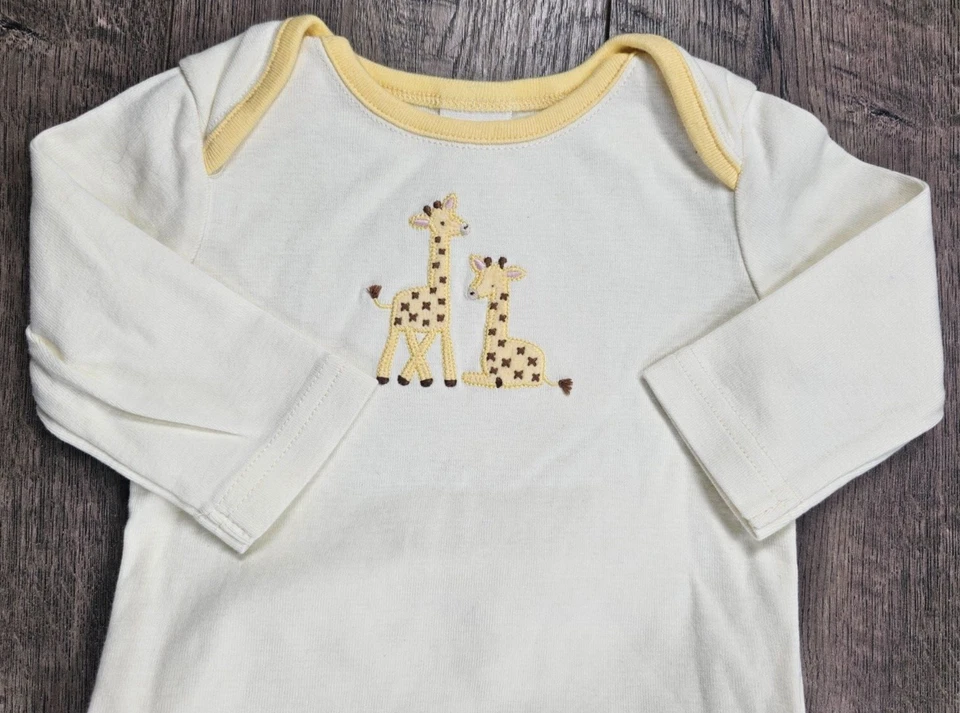 Ropa para bebé niño Gymboree 3-6 meses 2 piezas en la selva conjunto de jirafa Foto 3 de 4