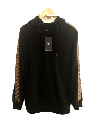 Authentic LOGO FENDI PANNELLO Felpa con Cappuccio Collezione Permanente  Taglia M/IT50 - prezzo consigliato € 990 | eBay
