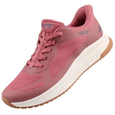 Skechers Slip-Ins Bobs Squad 4 Staple Look Damen Sneaker Slipper Rosa 117624-ROS