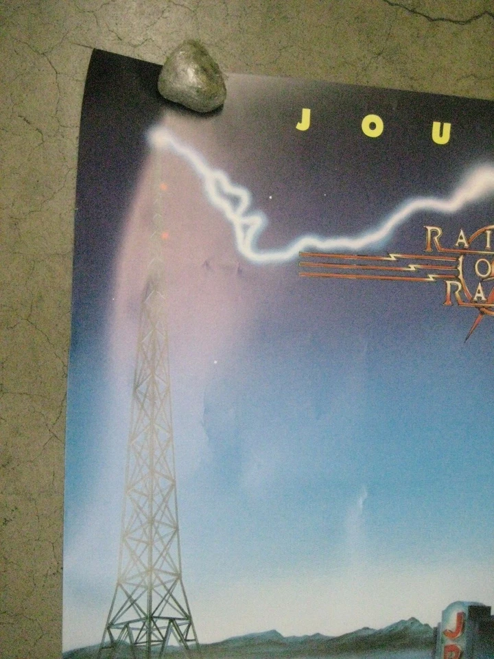Póster grande Raised on Radio Journey vintage 1986 rock C543 Foto 3 de 4