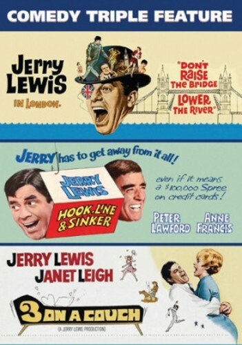 Jerry Lewis Triple Feature, DVD Widescreen,Surround Sound,NT