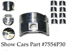 646362 409 Chevrolet Impala Bel Air Ross 4 Stroker Pistons Over Bore Of 030