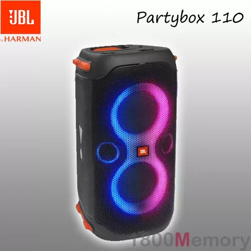 JBL PartyBox 110 160W Portable Party Wireless Speaker with Built-in Lights  (Pair)