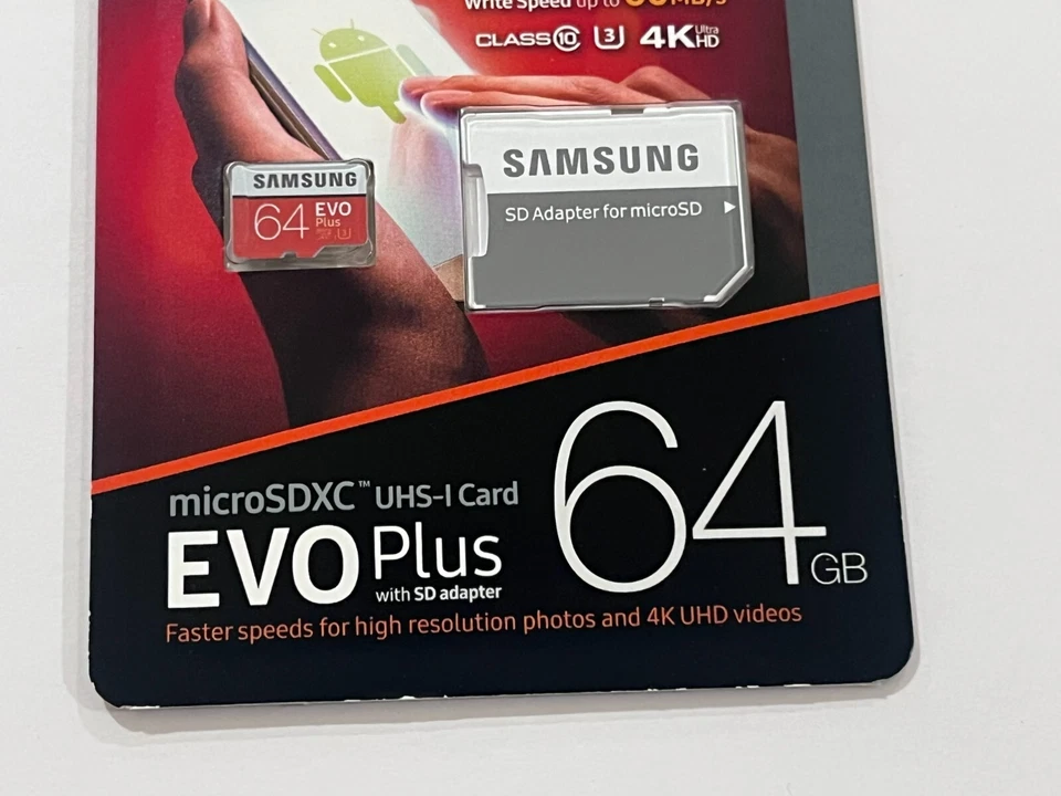 New Samsung EVO Plus 64GB MicroSD Micro SDXC Memory Card MB-MC64GA/AM - Image 2 of 3