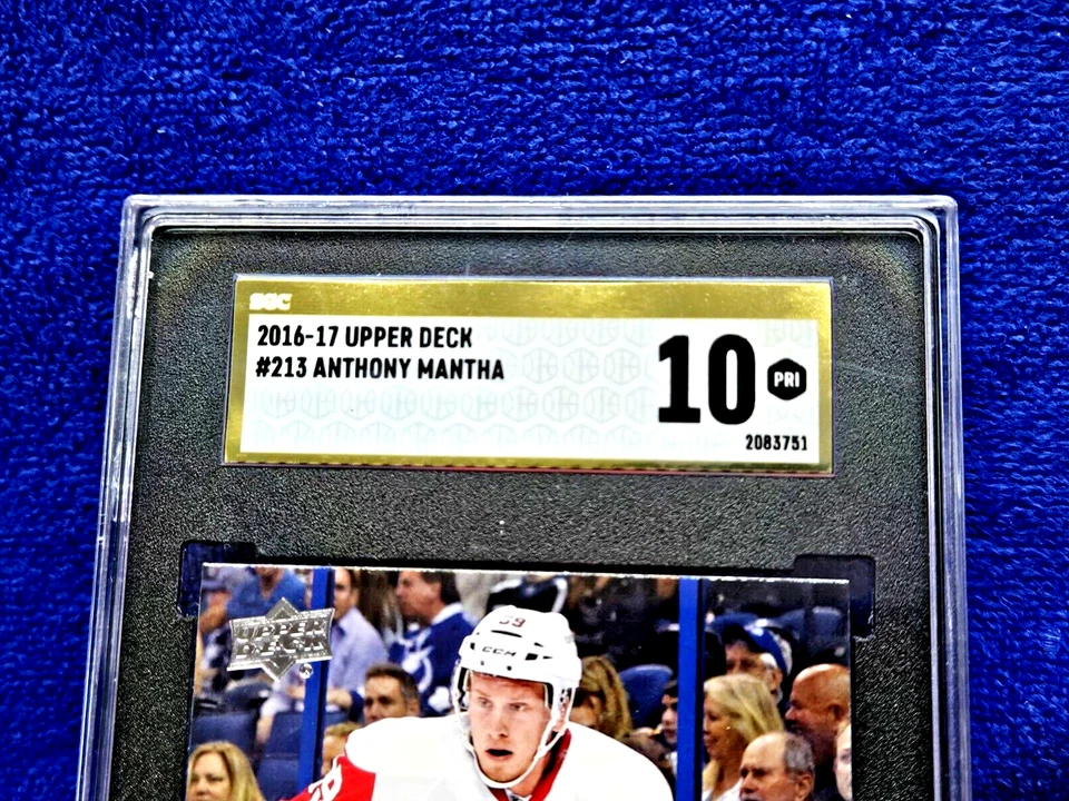 2016-17 Young Guns Anthony Mantha #213 Pristine 10 GOLD LABEL RARE GRADE GOLD 💥 - Image 4 of 4