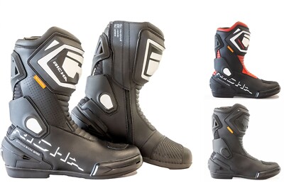 Richa Stradale SPORTS Rennen Motorrad Stiefel Absatz Waden