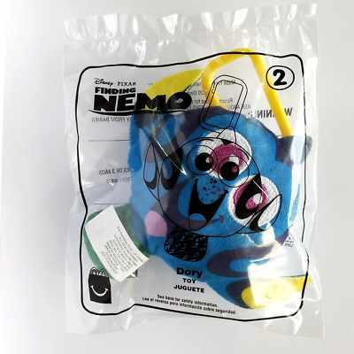 McDonalds Disney Pixar Finding Nemo #2 Dory Plush Keychain Kids Happy Meal Toy