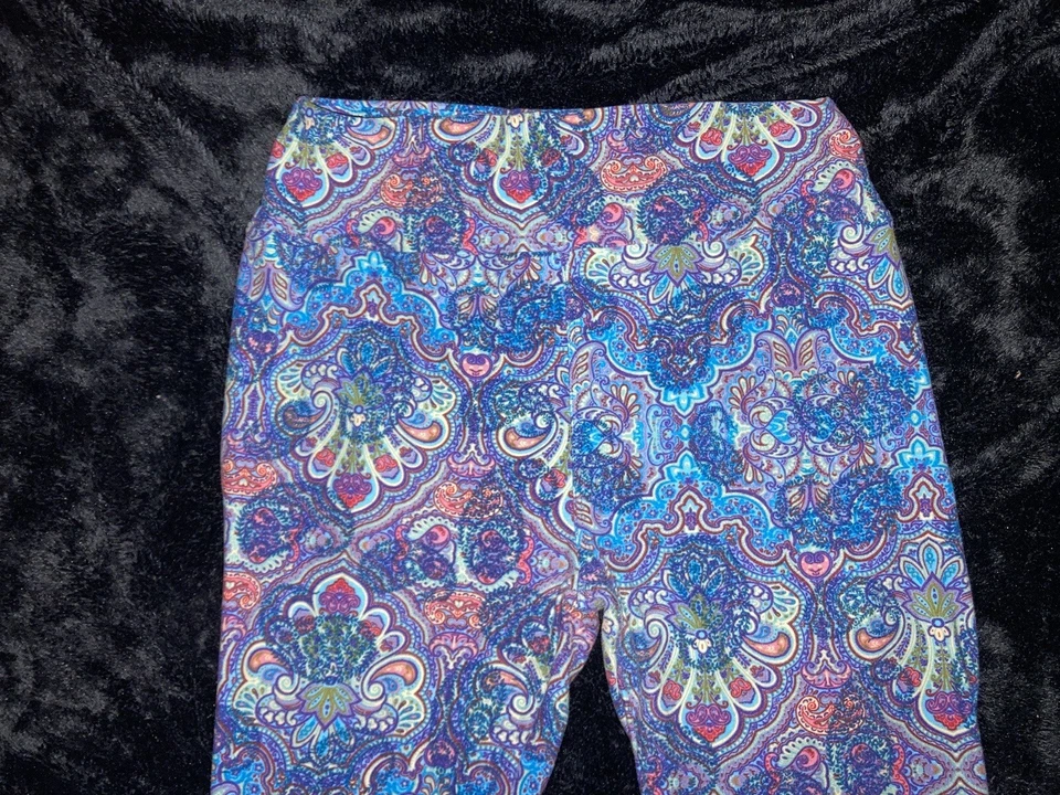 Lularoe *Unicornio* OS RARO Leggings Lote/3 Difíciles de Encontrar Elefantes Rosa, Cachemira - Nuevo sin Etiquetas Foto 3 de 4