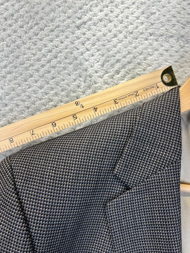 Vtg Hart Schaffner Marx Mens Wool Tweed Jacket Sport Coat Sz 44L Academia Blazer - Picture 22 of 24