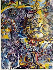 Raphael Abecassis -  Jonah - Original Framed Lithograph