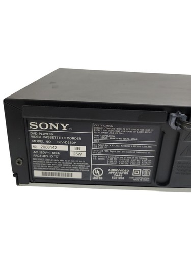 Sony SLV-D380P DVD VCR Combo Player VHS Hi-Fi Stereo Progressive Scan No Remote  - Picture 10 of 12