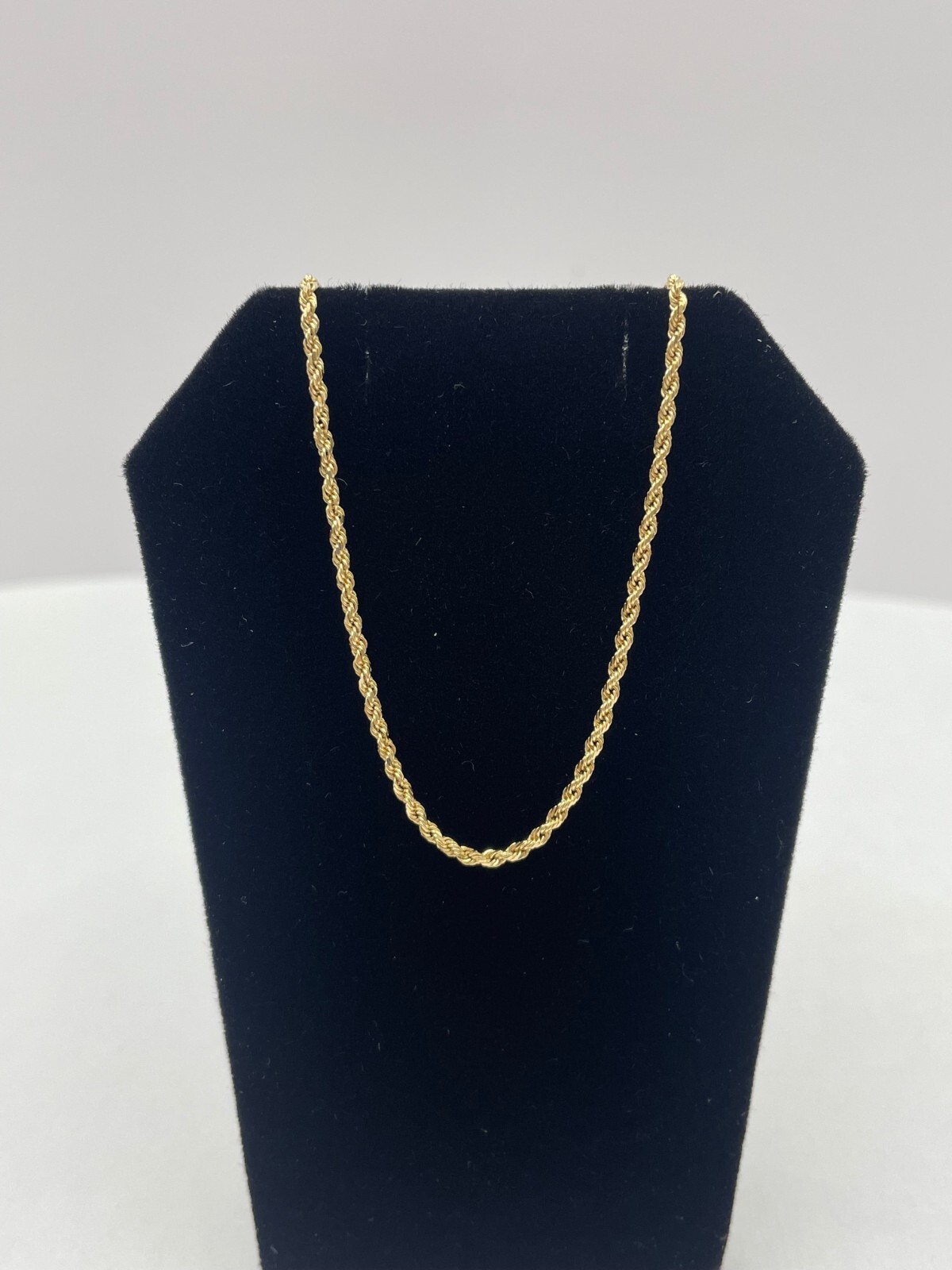 14k Yellow Gold Rope Chain 22 inch eBay