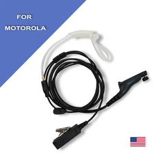 2-Wire Acoustic PTT Earpiece for Motorola Radios DEP570 XPR3500 MTP3550