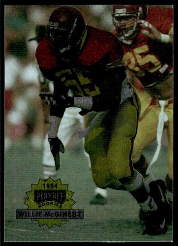 1994 Playoff Willie McGinest #316 card