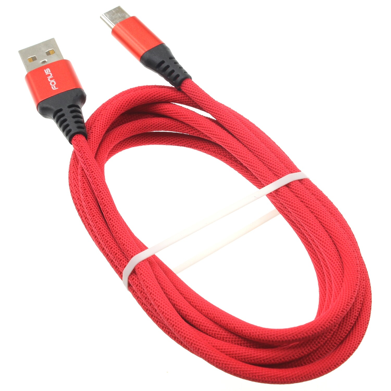 10ft Red USB-C Charger Cable for Galaxy S24/Plus/Ultra Fast Power Wire