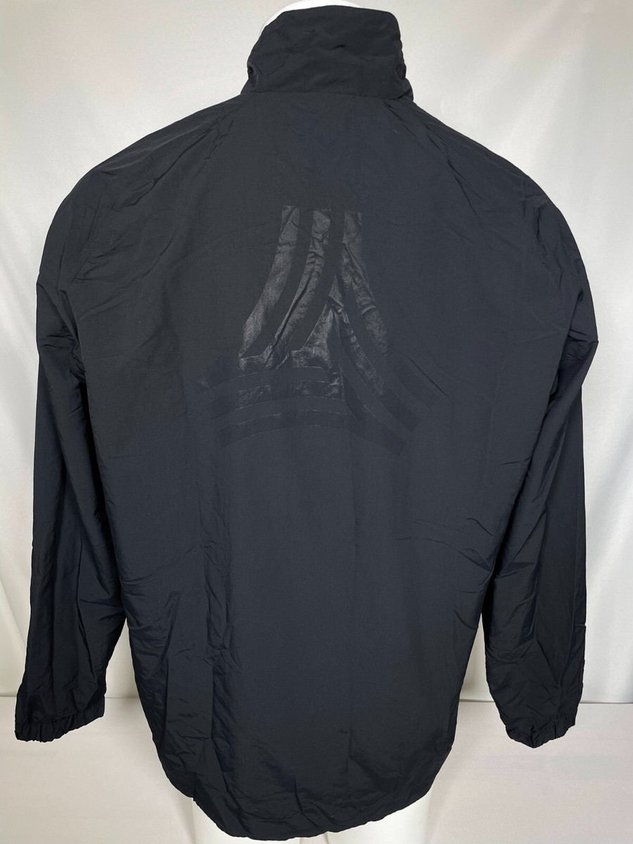 New York City FC MLS Adidas Black Windbreaker Anthem Jacket New York City FC MLS Adidas Black Windbreaker Anthem Jacket