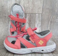 Columbia Techsun Wave Girls Size 6 Youth Trail Hiking Water Sport Peach Sandals