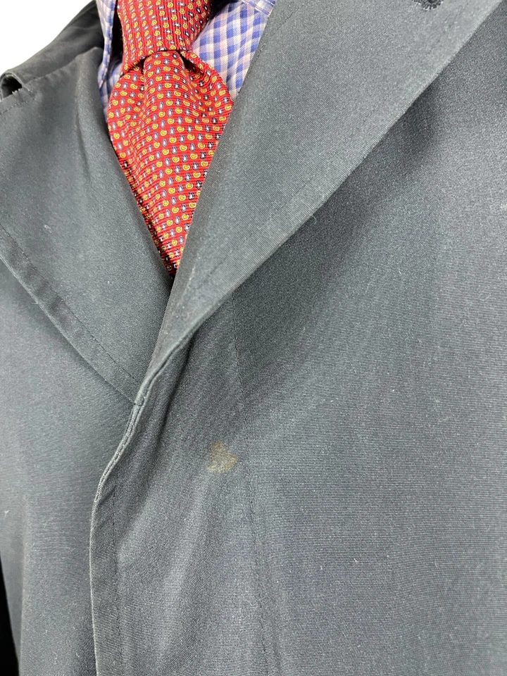 Abrigo Clipper Mist azul marino mezcla de algodón línea polar extraíble para hombre 44R Foto 4 de 4