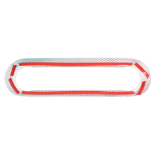 Tricolor Carbon Car Air Condition Adjust Frame Trim For Alfa Romeo Giulia 17-20 - Picture 8 of 9