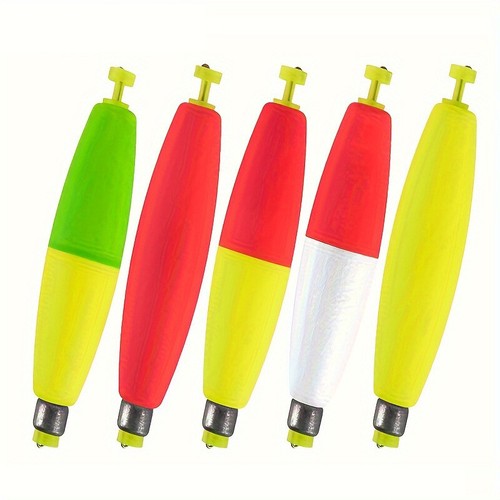 10pcs Cigar Floats Bobbers Fishing 2-3.7'' Weighted Snap-onFreshwater Saltwater - Picture 6 of 29