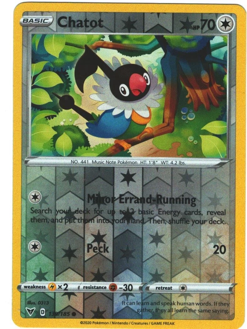 chatot pokemon card value Chatot (77/101) [Black & White: Plasma Blast] – TokenMTG main image 0