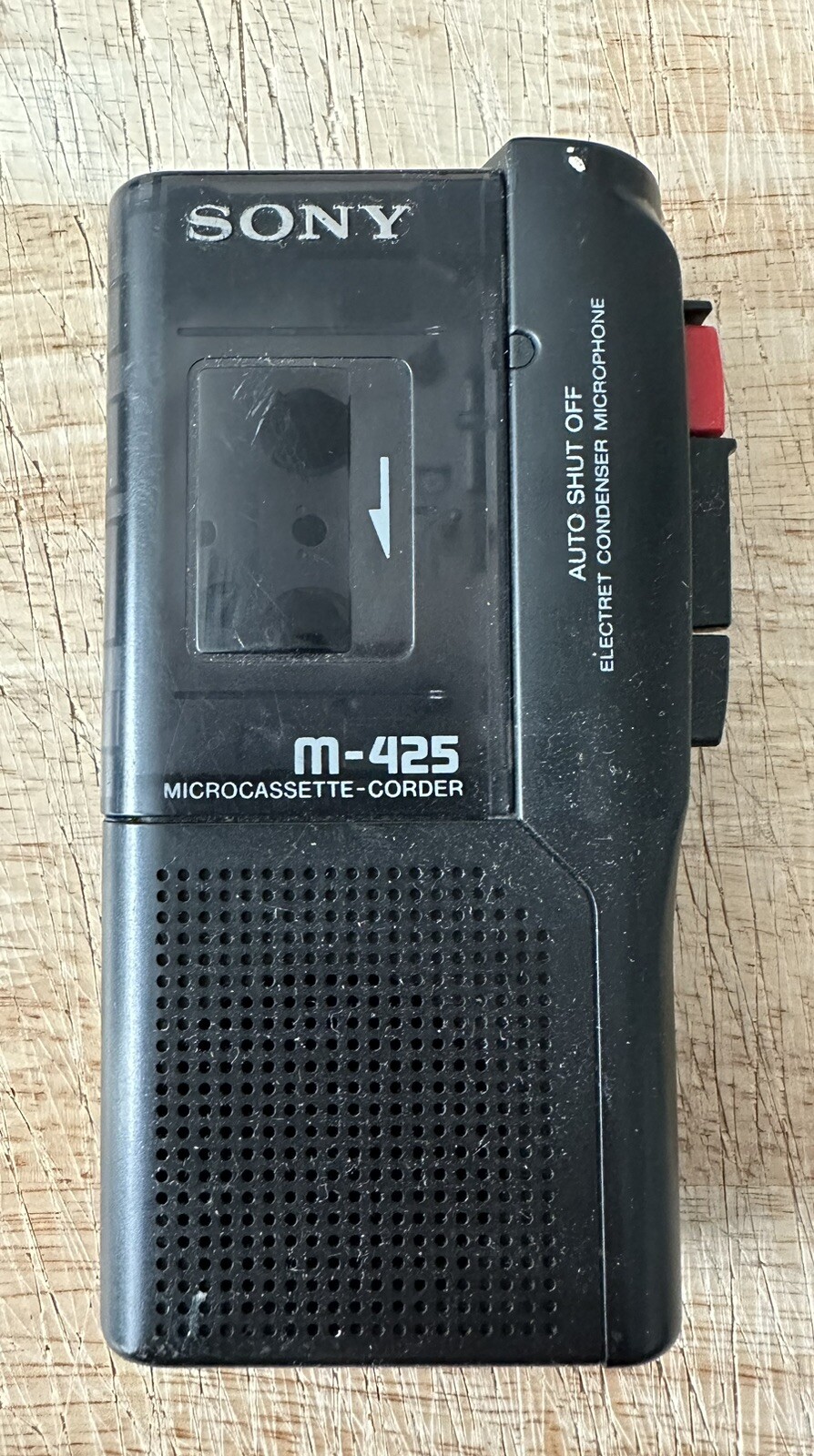 SONY M425 MicrocassetteCorder Voice Recorder FOR PARTS ONLY? Not